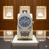 AP QUARTZ MATTE FINISH METAL STRAP WATCH